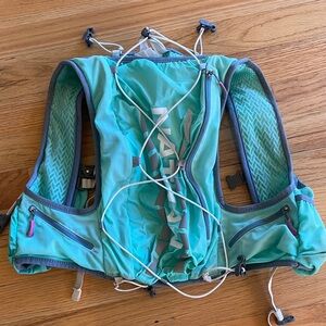 Nathan Aqua Blue Running Pack Vest XS